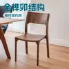 Silla de comedor de madera de nogal negro de América del Norte, mesa y silla de comedor de lujo ligeras de estilo nórdico, nueva silla de comedor china para el hogar, silla de libro sencilla de madera maciza