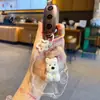 Brinquedo de alívio de estresse em silicone de grau alimentício para filhote de West Highland White Terrier, perfeito para apertar e liberar a tensão, pode ser usado como chaveiro de bolsa, chaveiro ou boneco de alívio de estresse