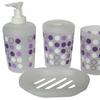 Juego de baño caliente de 4 piezas, juego de baño de plástico de 4 piezas juego de baño estampado juego de baño de 4 piezas juego de baño de 4 piezas