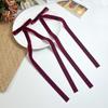 Horquilla de lazo de terciopelo estilo ballet para mujer, dulce, linda, para la parte trasera, cinta, trenza para el cabello, tocado, accesorios para el cabello