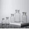 Fornecimento direto de fábrica de frascos de reagentes frasco transparente marrom de boca larga atacado 500ml boca larga 1000ml250 frasco de reagentes