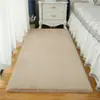 Tapete Peludo Estilo Nórdico para Quarto, ao Lado da Cama, Simples, Tapete de Chão Lã Sintética, Tapete para Vitrine, Almofada de Assento Europeu Americano