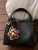 Bolso Cubo de Alta Apariencia Elegante 2026, Bolso Cesta, Bolso de Mano Informal de Nicho Moda Coreana, Bolso Cruzado para Viajar al Trabajo
