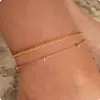 Pendente de Diamante Olho de Diabo Europeu e Americano Tornozeleira de Diamante Moda Feminina Estilo Verão Versátil Joias de Aço Inoxidável