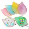 Estilo Japonés Pintado Desenfocado Paleta Arte de Uñas Herramienta de Cristal Shell Esmalte de Uñas Pegamento Resina Ágata Decoración Paleta