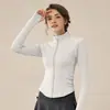 Ropa de Yoga en Oferta para Mujer, Nuevos Tops Redondos para Correr y Fitness, Ropa de Entrenamiento Ajustada de Manga Larga, Chaquetas Deportivas al por Mayor