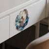 Pegatinas de Pared Hada Flor Azul Transfronterizas Pegatinas de Pared para Cocina Sala de Estar Dormitorio Habitación Infantil Pegatinas Interesantes para Decoración del Hogar Autoadhesivas