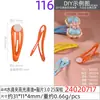 Clip Explosivo de Gota Aceite de Gota de Alto Brillo Golpea 3 cm Color Lindo Pasador Básico Clip Inferior Accesorios DIY Súper