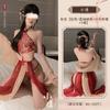 Lencería Sexy Estilo Chino Estilo Antiguo Banda para el Vientre Hanfu Tentación Pura Deseo Traje Antiguo Traje Sexy Estilo Chino Bata