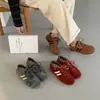Nuevos Zapatos de Entrenamiento Vintage Mate Alemanes para Mujer 2026, Elegantes de Bloques de Color Suela Suave Versátiles Casuales Zapatillas Forrest Gump