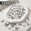 Accesorios de aleación para arte de uñas personalizados, tamaños mixtos, moños y cintas de metal, accesorios de uñas portátiles para DIY, venta al por mayor en grandes cantidades