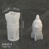 Molde de silicone de astronauta DIY série espacial molde de terra foguete animal flip açúcar molde decorativo atacado