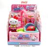 Serie Conejo Rosa de una palabra Refrigerador de Princesa Traje Lavadora de Cocina Caja Registradora Sonajero Juguetes de Juego para Niña