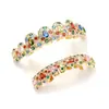 Joyería Dental Hip-Hop Estilo Europeo y Americano Temu, Brackets Dentales Hip-Hop de Diamantes de Colores, Accesorios Dentales Personalizados de Moda Rap para Ocho Dientes