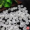 Puesto al por mayor en el mercado nocturno, cuentas de barril, cuentas con agujeros grandes, espaciadores, cuentas redondas, cuentas de jade coloridas de Yunnan, cuentas sueltas de jade, accesorios de joyería