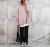 Sudadera de Algodón Estilo Japonés para Mujer Nueva de Primavera y Otoño, Holgada y Casual, Oversize de Color Sólido, Popular en Amazon