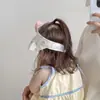 Chapéu Doce para Bebê Menina Verão Fino Proteção Solar Bico de Pato Topo Vazio Chapéu de Sol de Aba Larga para Meninas