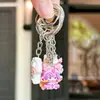 Pequeña Chica de Dibujos Animados Travesti Funda para Teléfono Móvil Colgante Llavero Corazón Femenino Colgante para Bolso Llavero Regalo Venta al por Mayor