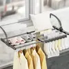 Secador Radiante para Repisa de Ventana Colgador Colgante Secador Plegable Balcón Estante Telescópico para Zapatos Estante para Zapatos en Repisa de Ventana