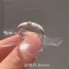 Cardcaptor Sakura Anillo de Amor Rosa Melocotón con Circonita y Lazo Anillo Mágico Bidimensional Colorido Exagerado