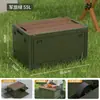 Caja de Almacenamiento Gruesa Plegable para Ropa, Juguetes, Hogar, Lado Exterior, Caravana, Caja de Almacenamiento Multifuncional para Camping