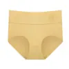 [Venda Direta de Fábrica] Calcinha Feminina Seamless Respirável de Algodão Puro com Grafeno Antibacteriano, Cintura Média-Alta, Controle de Barriga, Levanta Bumbum, Estampada