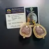 Marca Budista Tailandesa, Pó Luang Pho Do 2521, Tamanho Pequeno, Item Essencial para Adoração, Buda Mascarado, Produto Original do Templo, Marca Tailandesa