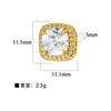 Xi Yin Transfronterizo Europa y América ins Moda Personalidad Hip Hop Colgante Perforado Cobre Microincrustado Circonita Colgante de Cobre de 26 Letras