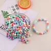 Cuentas Redondas de Color Sólido de 8 mm y 10 mm, Cuentas Sueltas de Resina, Cuentas de Navidad, Pulsera Hecha a Mano de Bricolaje, Separadores con Cuentas, Joyería