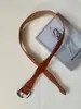 Cinto de Couro Vintage com Tachas para Mulheres, Larga, Versátil, Tendência Estilo Ins, Design Simples e Fashion