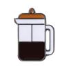 Broches Coleção Série Café Transfronteiriço Inglês Europeu e Americano Terno Insígnia de Metal Acessórios de Vestuário Combina com Tudo Bebida Chá com Leite