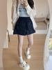 Pantalones Cargo Cortos Americanos de Secado Rápido con Bolsillo Grande con Solapa para Mujer Verano Nuevo Cintura Alta Línea A Deportivos Casuales Look Adelgazante Pantalones Cortos de Pierna Ancha
