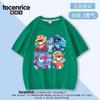 Camisetas de Manga Corta de Moda para Niños Transfronterizas Verano Nuevo Tops para Niños Medianos y Grandes Ropa de Verano para Niñas 6