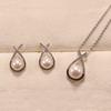 Joyería del Bosque Set de Perlas de Agua Dulce Super Hada Estilo Coreano Estilo Ins Diosa Aretes de Perlas Collar Envío Directo