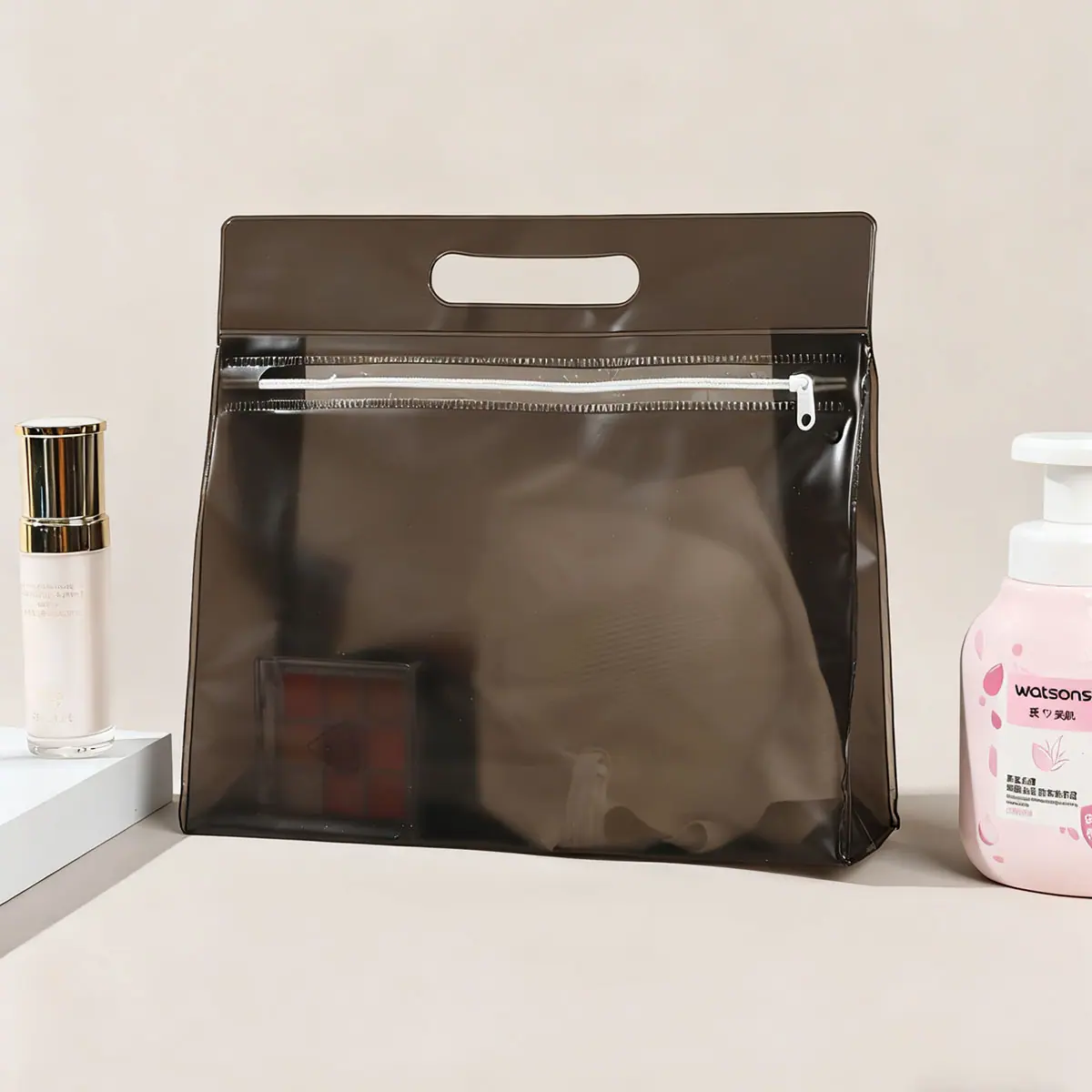 现货PVC内衣泳衣泳裤收纳袋 手提化妆品健身汗衣袜子洗漱包沙