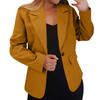 2025 Nuevo Color Nuevo Europeo y Americano Amazon Wish Popular Otoño Cárdigan de Manga Larga Color Puro Chaqueta Saco Pequeña para Mujer