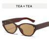 Gafas de Sol Ojo de Gato Estilo Coreano Moda Trendy Tachonadas Personalidad Trendy Unisex Vacaciones de Playa Gafas Parasol