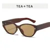 Gafas de Sol Estilo Coreano Ojo de Gato Moda Callejera Tendencia Protector Solar para Vacaciones Gafas de Sol con Tachuelas Personalidad Tendencia Europea y Americana