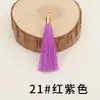 Accesorio para el Cabello con Flecos de Borla de 6 cm Bolsita Decoración Colgante Colgante de Borla Tapa Dorada Borla Pequeña Directamente del Fabricante