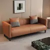 Estilo minimalista italiano pequeno apartamento sofá sala de estar quarto apartamento duplo triplo área de descanso salão de beleza loja de roupas sofá