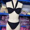 2023 Explosões Transparente Permeável Carne Praia Banho Tomar Sol Sem Marcas de Sol Alça Respirável Biquíni Roupa de Banho Roupa de Banho Mulheres