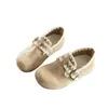 Mocasines sin cordones para mujer, nueva colección otoño 2026, ligeros, de punta cerrada, retro, sencillos, estilo Birkenstock, zapatos de suela plana