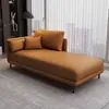 Sillón de lujo moderno minimalista para sala de estar, dormitorio, hotel o casa de huéspedes; una silla reclinable cómoda para usar junto a la cama; un sofá pequeño