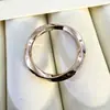 Anillo Mobius, Densamente Incrustado, Anillos de Pareja Serpentinos y Giratorios, Anillo para Dedo Índice de Mujer, Moderno y Versátil, Moderno y Único