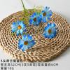 Ramo de Flores Artificiales Azules, Flor Artificial de Seda, Arreglo Floral de Plástico, Decoración de Boda, Decoración de Boda, Anfitrión