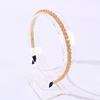 Diadema de cristal de color coreano de primavera 2023, estilo dulce y genial para chicas, diadema antideslizante a presión con diamantes de imitación que combina con todo, accesorios para el cabello