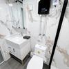 Cabina para Fumar Móvil Contenedor Casa Integrado Cobertizo para Fumar Área para Fumar al Aire Libre Ventilación Purificación Control Inteligente