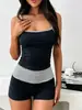 Conjunto de pijama feminino novo transfronteiriço com estampa de leopardo, um top tipo camisola e shorts, oferecendo um estilo europeu e americano sexy e confortável para roupas de casa.
