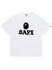 Marca da Moda Cabeça de Macaco Camuflada Transfronteiriça Manga Curta 230g Peso Pesado Comércio Exterior Atacado Unissex Dropshipping Camiseta Tubarão
