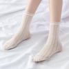 Calcetines japoneses de lolita, calcetines cortos de encaje con agujeros, calcetines suaves para estudiantes de lolita, calcetines femeninos para niñas